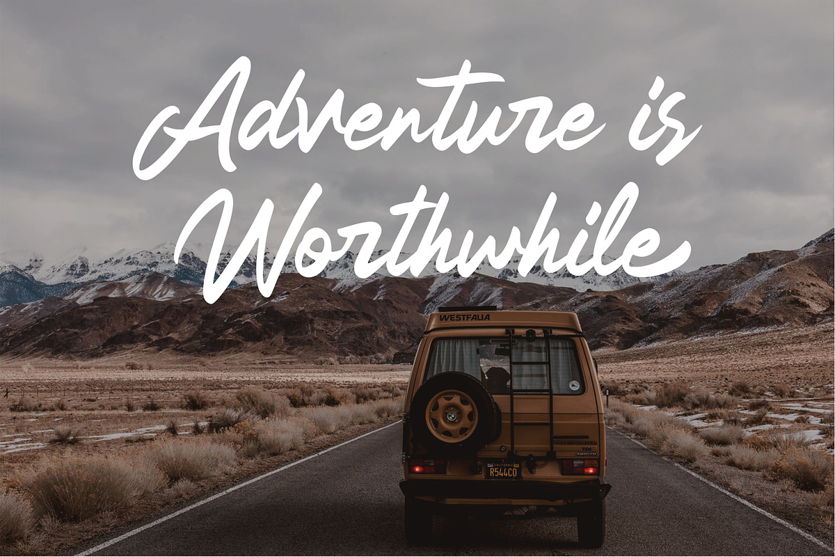 Shining On Brush Font, a Script Font by Rocket Template (Photo 14 of 14)