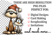 Cat And Bird Christmas Clipart, an Illustration by Daily.Designs (Thumbnail 2 of 5)
