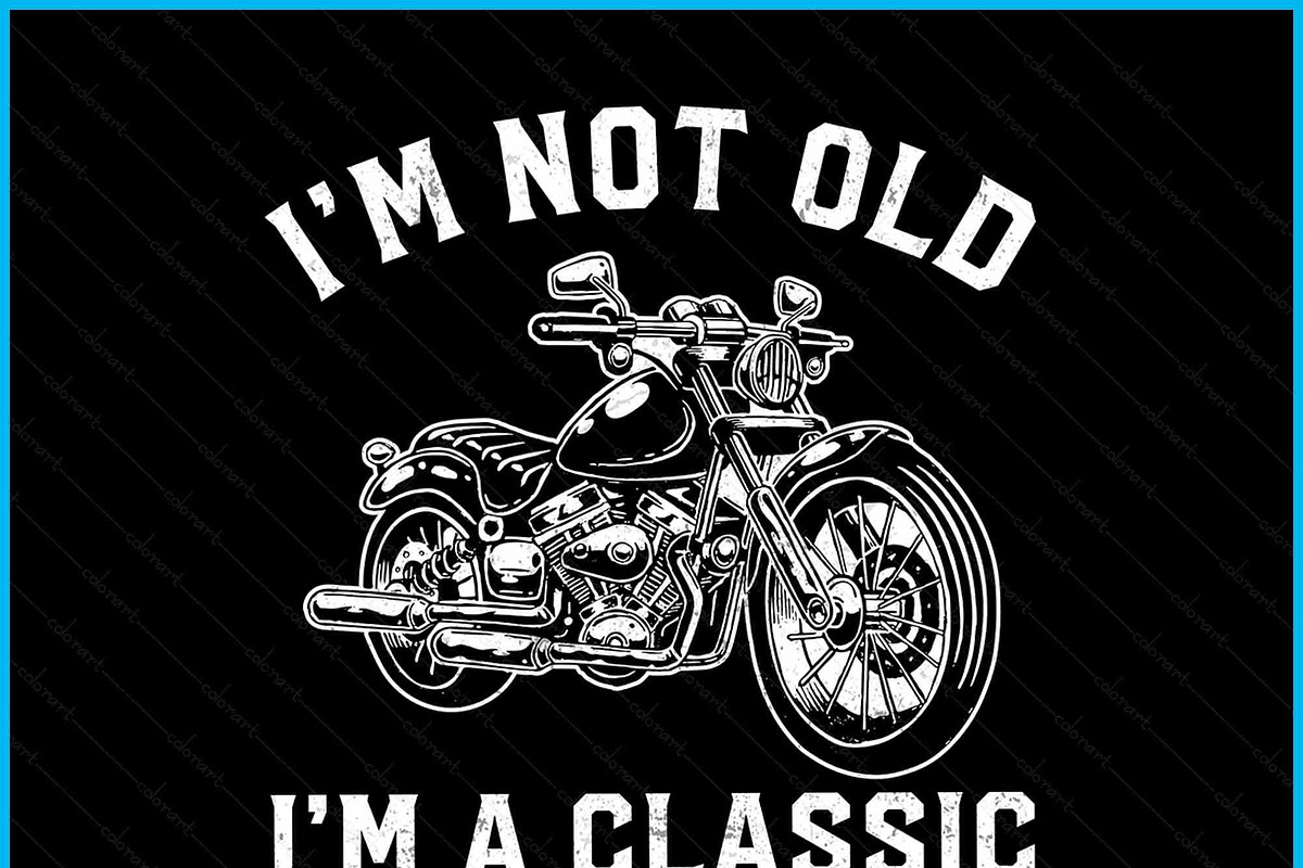 I'm A Classic Dad Biker Father's Day, an Object Graphic by Creativeusart (Photo 2 of 4)