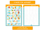 Letter Tracing Activity book ABC, an Education Illustration by Nursery Art (Thumbnail 4 of 10)