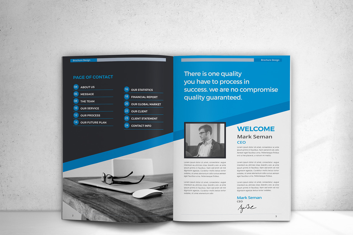 Annual Report, a Brochure Template by design_pick (Photo 6 of 17)