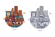 Europ famous cities, an Illustration by LisaKolbasa (Thumbnail 6 of 9)