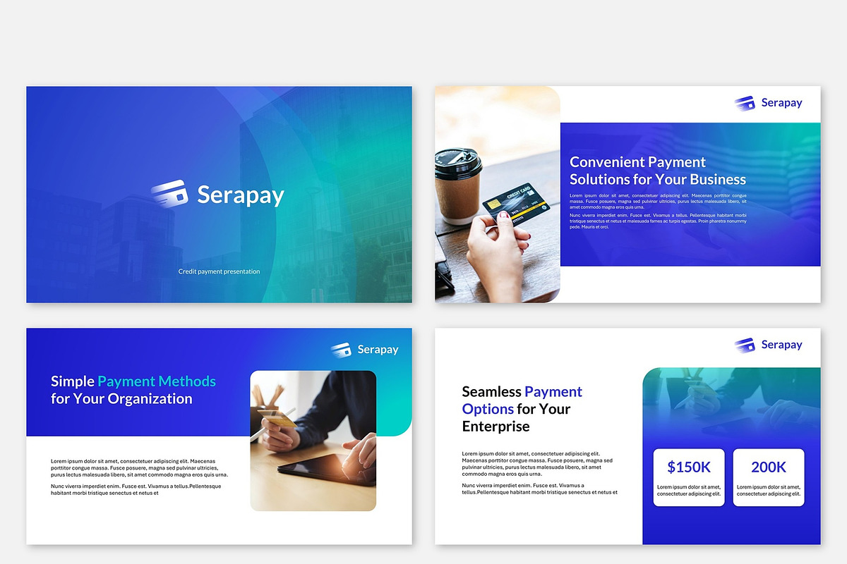 Modern Credit & Finance Template preview 3