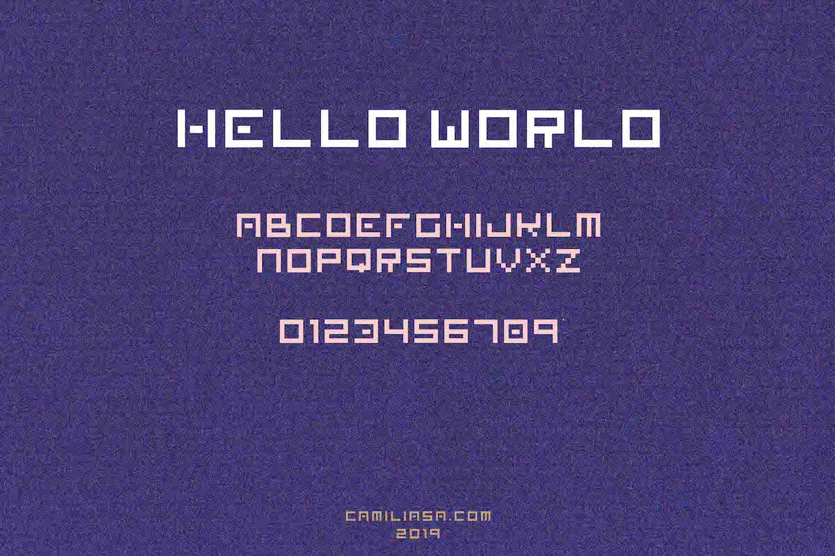 Retro Vintage Futuristic Display LCD, a Font by InkCloudDesign (Photo 2 of 2)
