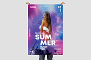 Tropical Events 3 PSD Flyers / Card, a Flyer Template by PixelsDesign (Thumbnail 4 of 4)