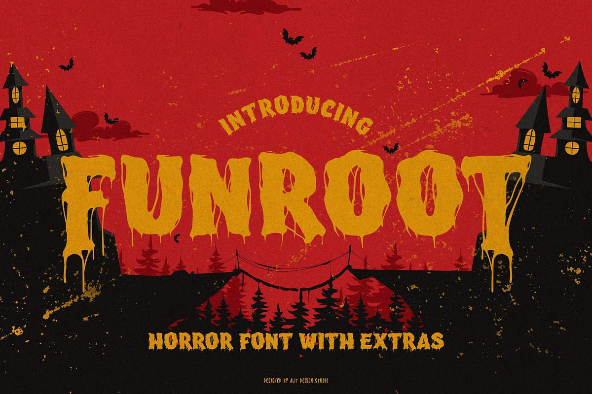 Funroot Typeface, a Script Font by alit design (Photo 1 of 15)
