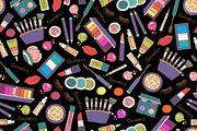 Pattern on the theme of cosmetics, a Pattern Graphic by Olga Chuklay (Thumbnail 2 of 4)