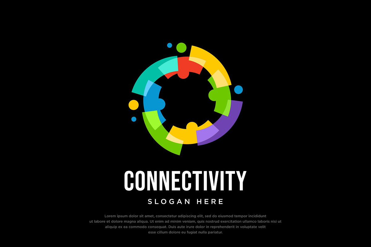 Colorful People Family Group Logo, a Branding & Logo Template by Buqancreative (Photo 2 of 2)