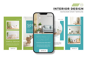 Interior Design Instagram Story, a Social Media Template by Aarley Kaiven
