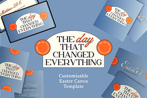 Church Easter Canva Template, a Marketing Template by Greater Worth