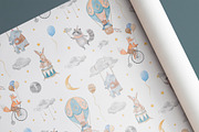 Sky Dreams. Watercolor animals, an Animal Illustration by AlineArtStore (Thumbnail 6 of 12)