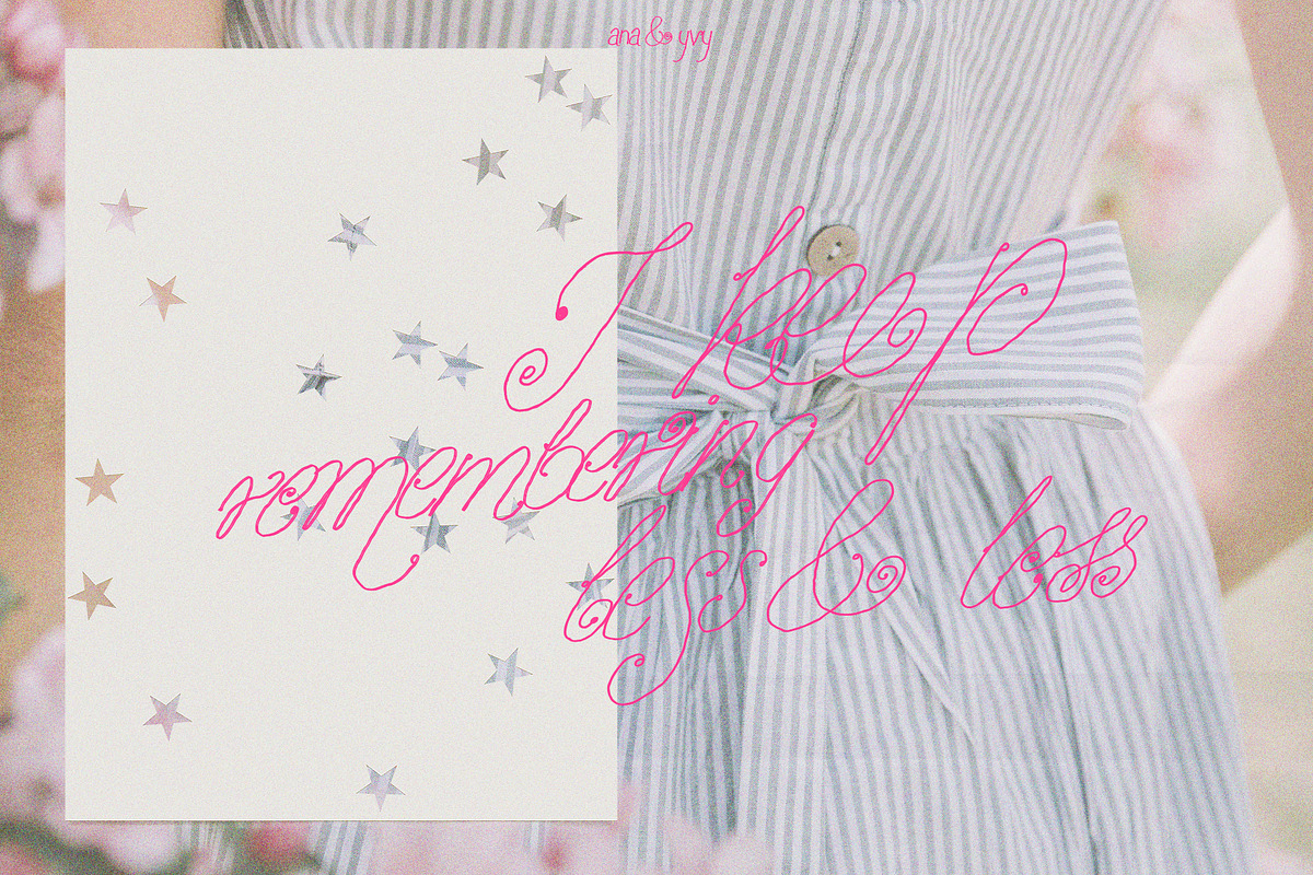 Vanilla Snail Curly Font Collection, a Handwritten Font by ana & yvy (Photo 6 of 12)