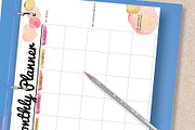 Yellow Planner: Letter Size, a Stationery Template by Stick with Sam (Thumbnail 2 of 2)