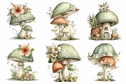 Whimsical Summer Mushroom Clipart, an Illustration by Daily.Designs (Thumbnail 5 of 7)