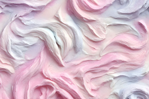 ABSTRACT PASTEL FLUID CREAMY TEXTURE