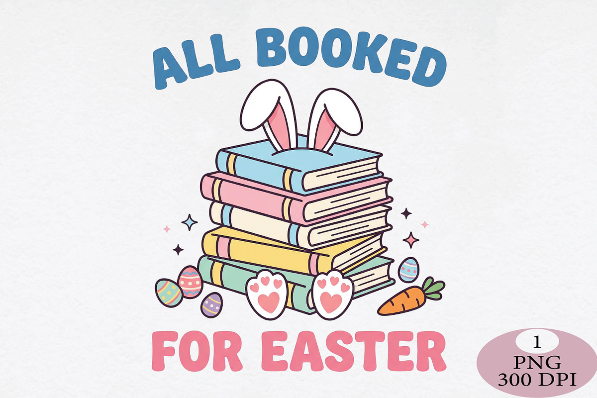 All Booked for Easter PNG, an Illustration by Daily.Designs (Photo 1 of 5)