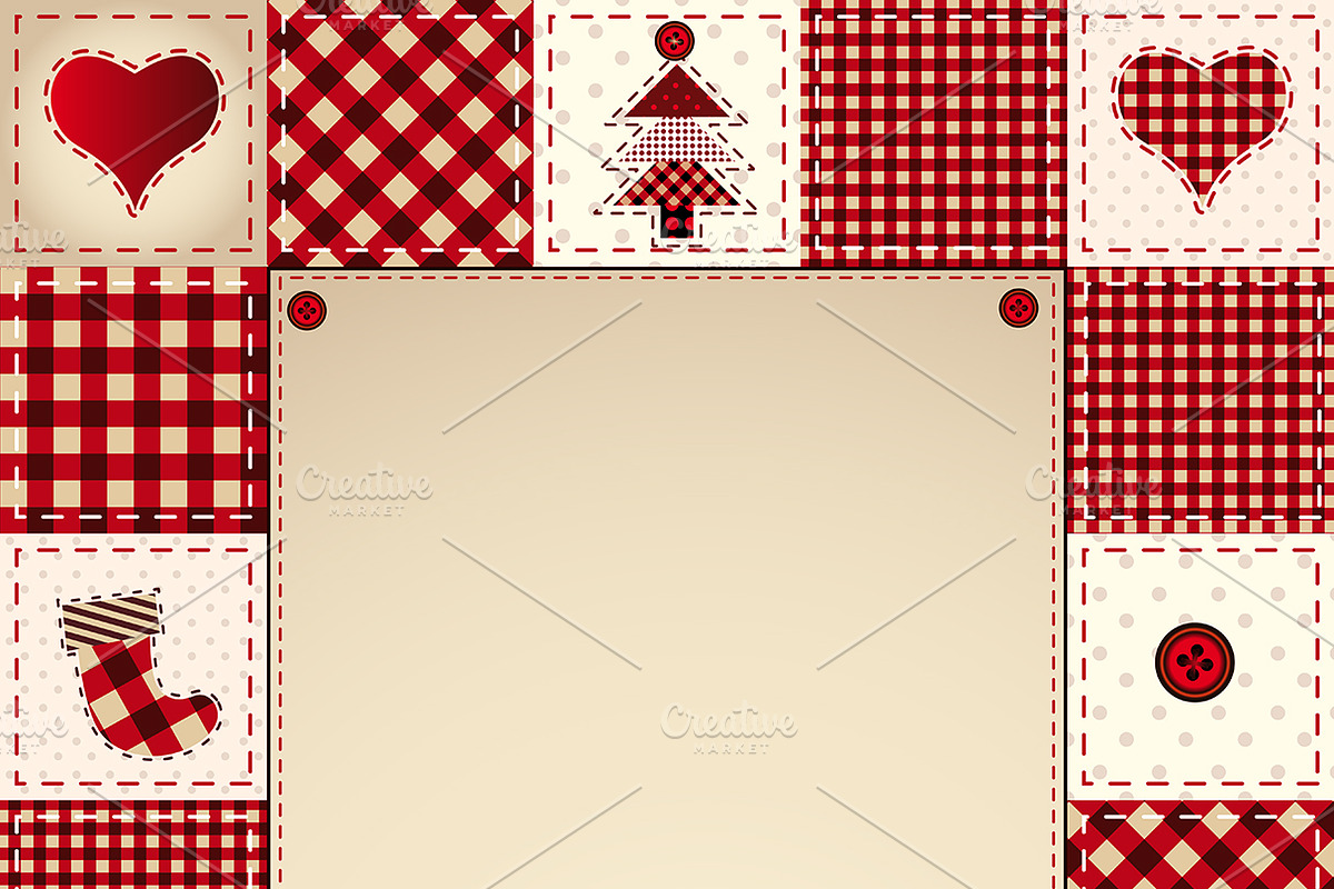 Festive Christmas Patterns, a Flyer Template by tkdesign (Photo 4 of 8)