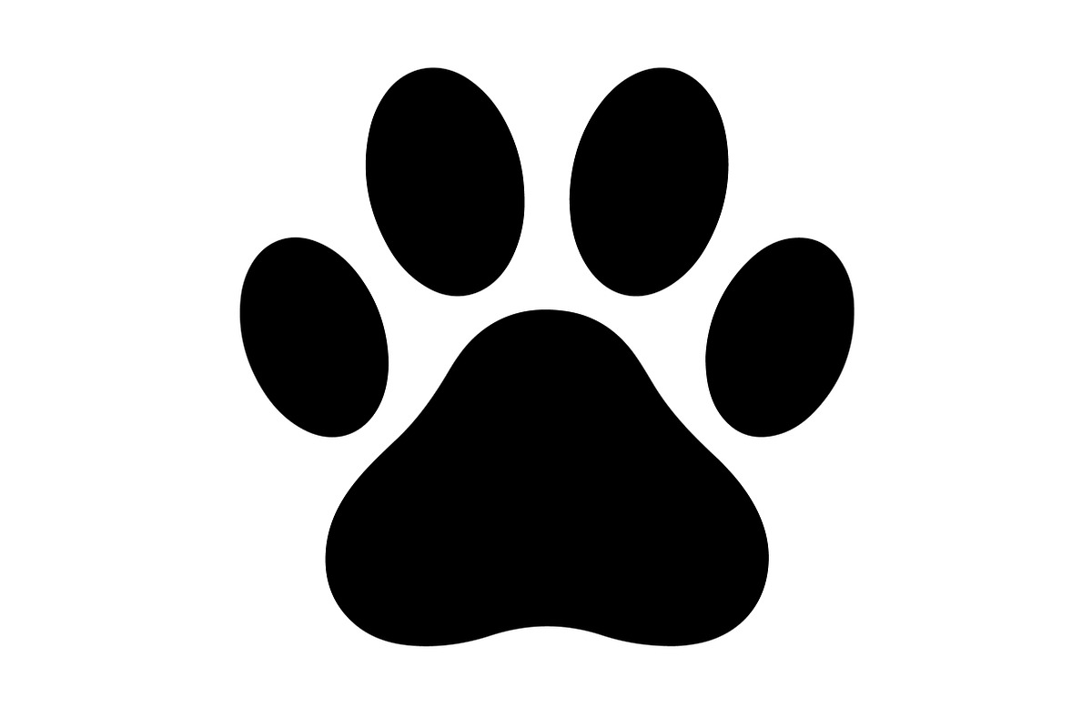 Paw Print SVG Laser Cut File, an Object Graphic by DreamCafeArt (Photo 4 of 4)