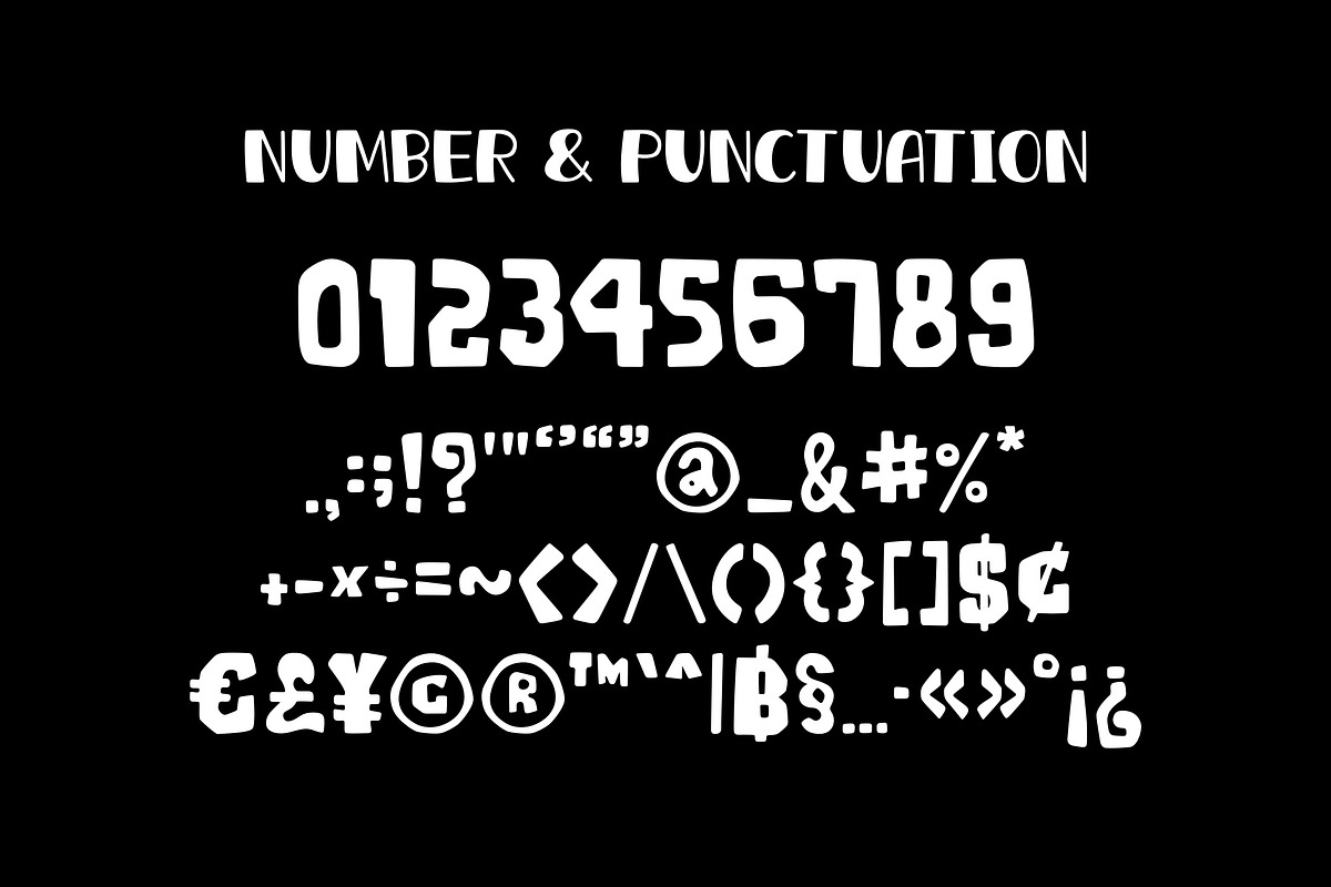 Morax OTF, a Symbol Font by DREAMs Soul G. (Photo 4 of 4)