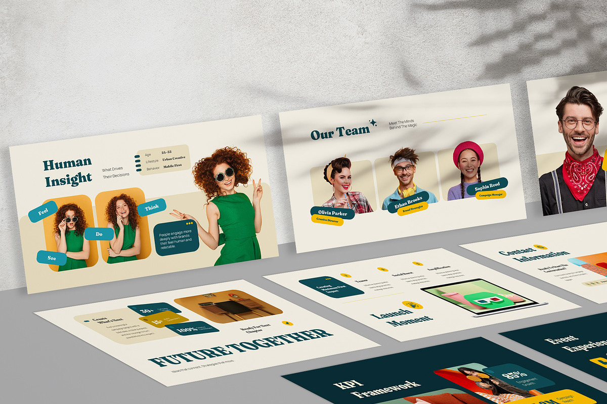Creative Campaign Google Slides, a Presentation Template by New Coral Design (Photo 6 of 6)