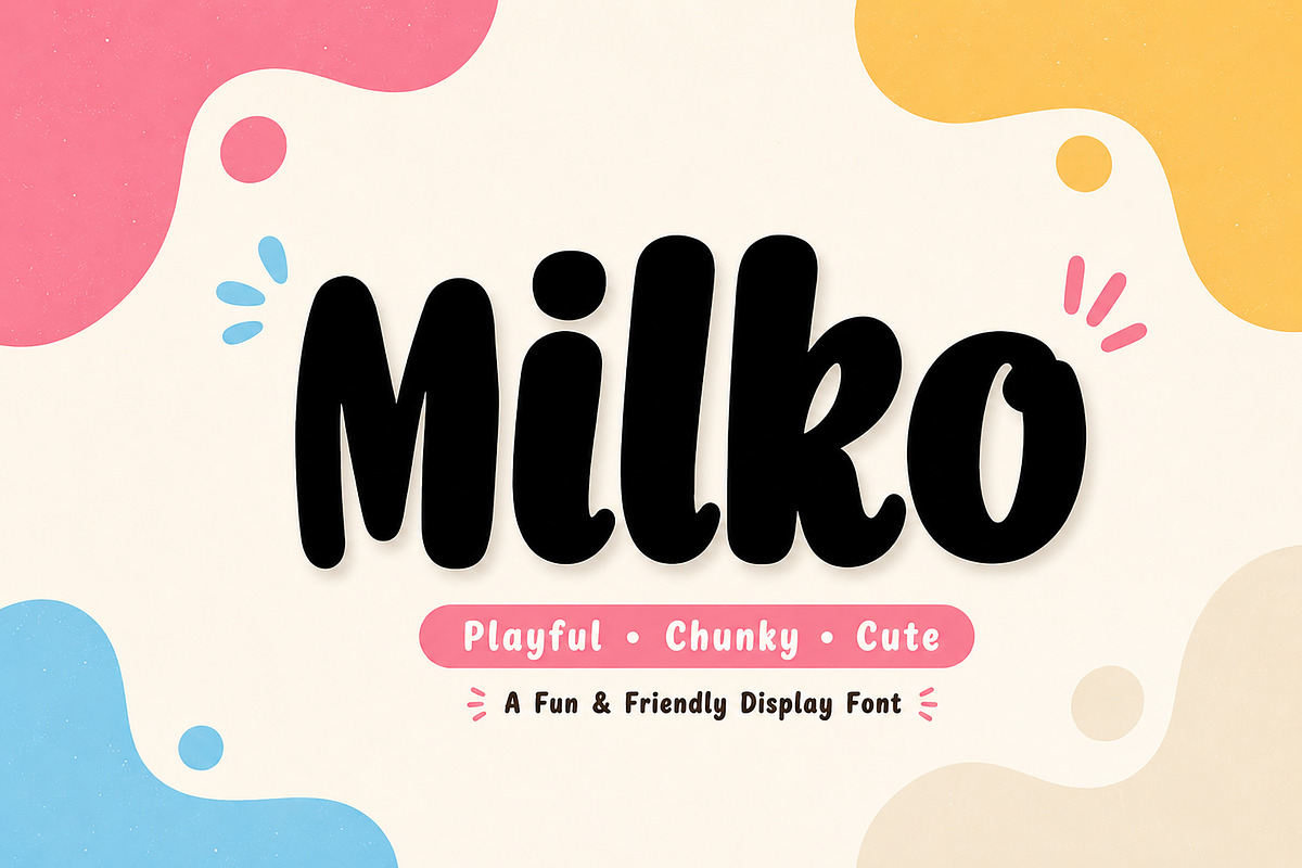 Milko, a Slab Serif Font by Wow Magic (Photo 1 of 5)
