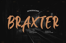 Braxter Creative Brush Typeface Font