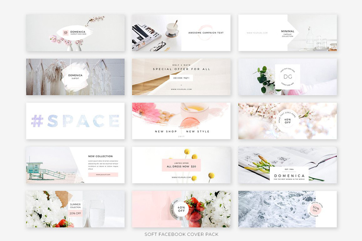 Clean Facebook Cover Bundle, a Social Media Template by Swiss_cube (Photo 5 of 6)