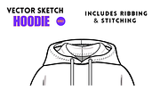 Raw Hedge Hoodie, an Apparel Mockup by Doroty Dafne Designs (Thumbnail 4 of 7)
