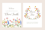 Wild Flowers - Watercolor Clipart, an Object Illustration by RhianAwni (Thumbnail 5 of 7)