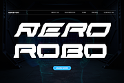 Modern Aerob-  Branding Logo Font, a Sans Serif Font by Nirmana Visual (Thumbnail 7 of 7)