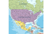 Vector World Map - Pacific View, a Graphic by PorcuPen Works (Thumbnail 5 of 6)
