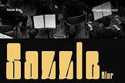 Sazzle Blur, a Sans Serif Font by Craft Supply Co. (Thumbnail 1 of 8)