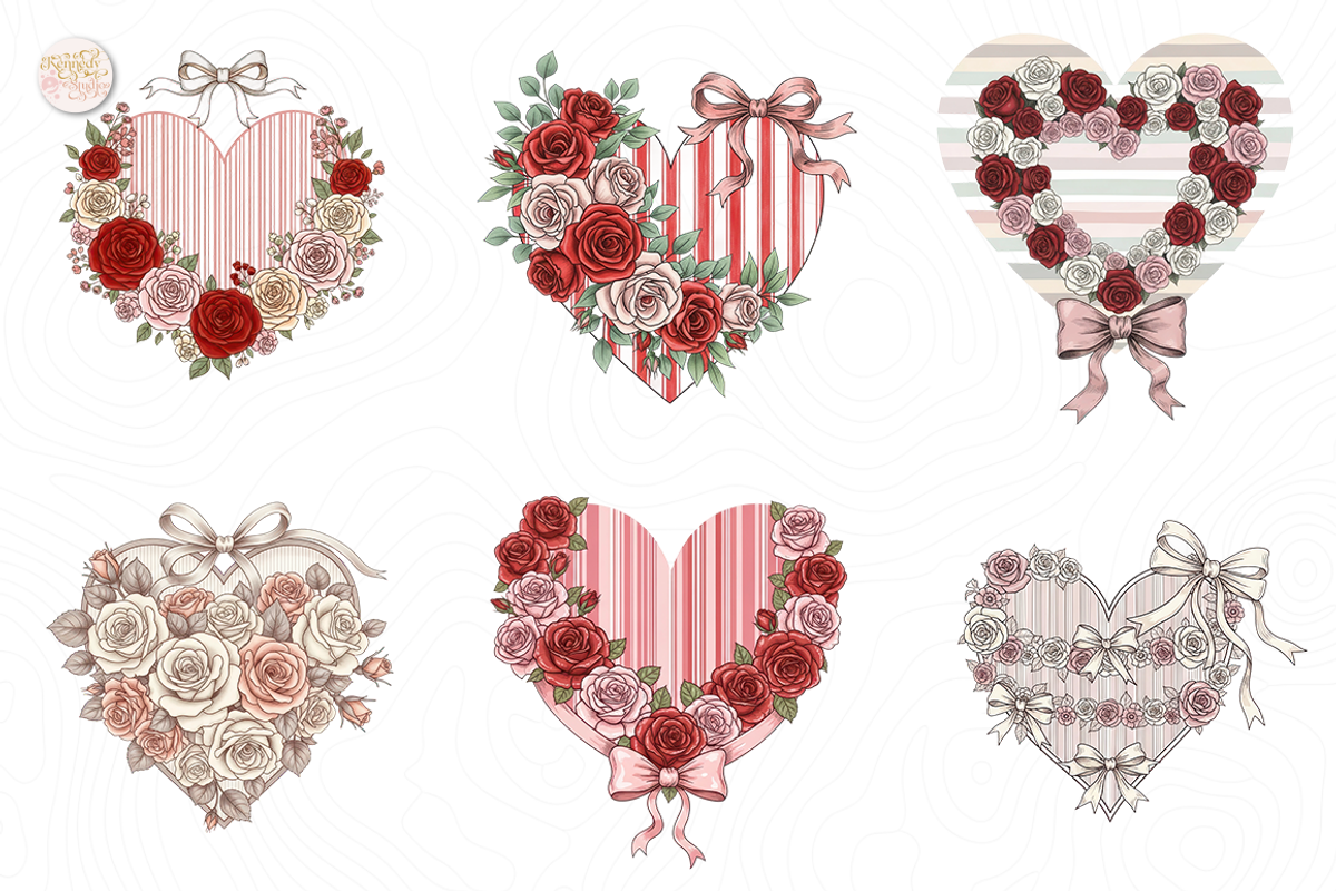 Happy Valentine’s Day Heart PNG, an Object Illustration by KennedyStudio (Photo 3 of 5)