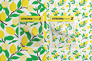 Fresh Lemon Seamless Pattern Set, a Graphic by Asya Melkonyan Patterns (Thumbnail 9 of 14)