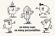 40 Hand-drawn Cute Coffee, a Food Illustration by Jiwstudio (Thumbnail 9 of 12)