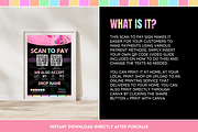 Pastel Neon Scan to Pay Sign, a Poster Template by SunshineStudioBoutique (Thumbnail 3 of 11)