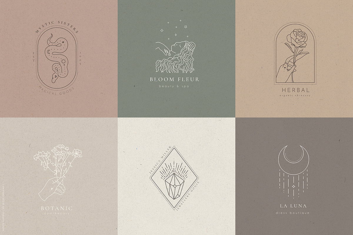 Moon Sisters Collection, an Animal Illustration by Julia Dreams (Photo 4 of 14)