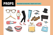 Fashion Illustration Collection, an Object Illustration by Wingsart Studio (Thumbnail 4 of 9)
