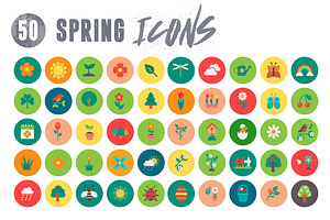 50 Spring Icons