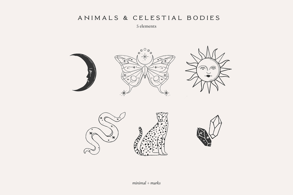 Stargazer Celestial Vector Set, a Graphic by Minimal Marks (Photo 6 of 7)