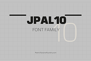 JPAL10 Modern Sans Serif Font Family, a Sans Serif Font by vectalex (Thumbnail 5 of 8)