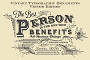 Vintage Typographic Ornaments, an Object Graphic by G7 (Thumbnail 2 of 5)