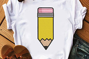 Pencil Embroidery Design, a Graphic by CraftArtStudio (Thumbnail 2 of 4)