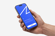 Smartphone in Hand Mockup Bundle, an Android Mockup by graphypix (Thumbnail 9 of 14)