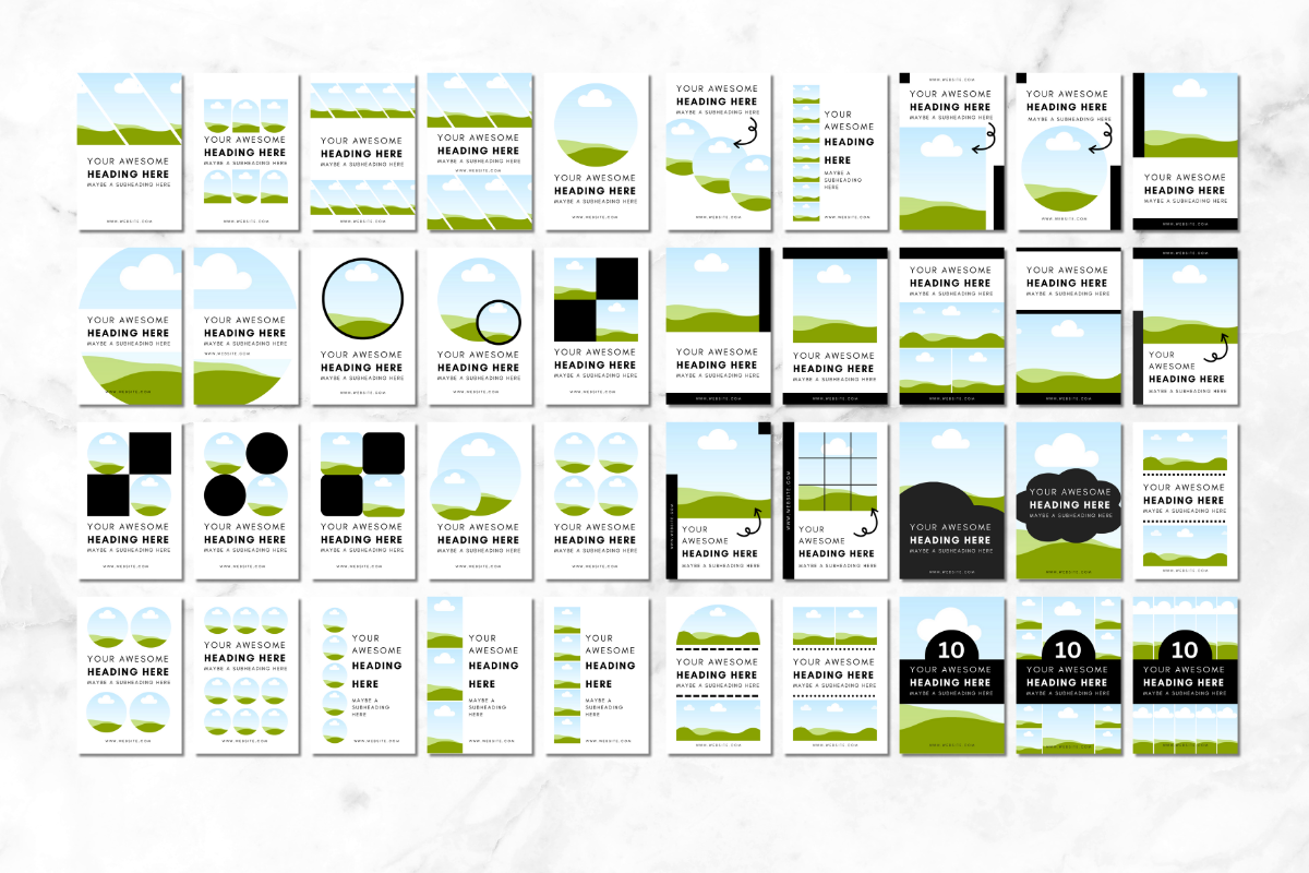 Basic Pinterest Pin Canva Templates, a Social Media Template by MEDIA MINIMALIST (Photo 3 of 5)