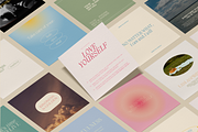 Self-Care Quotes CANVA IG Templates, a Social Media Template by Oksafox (Thumbnail 2 of 17)