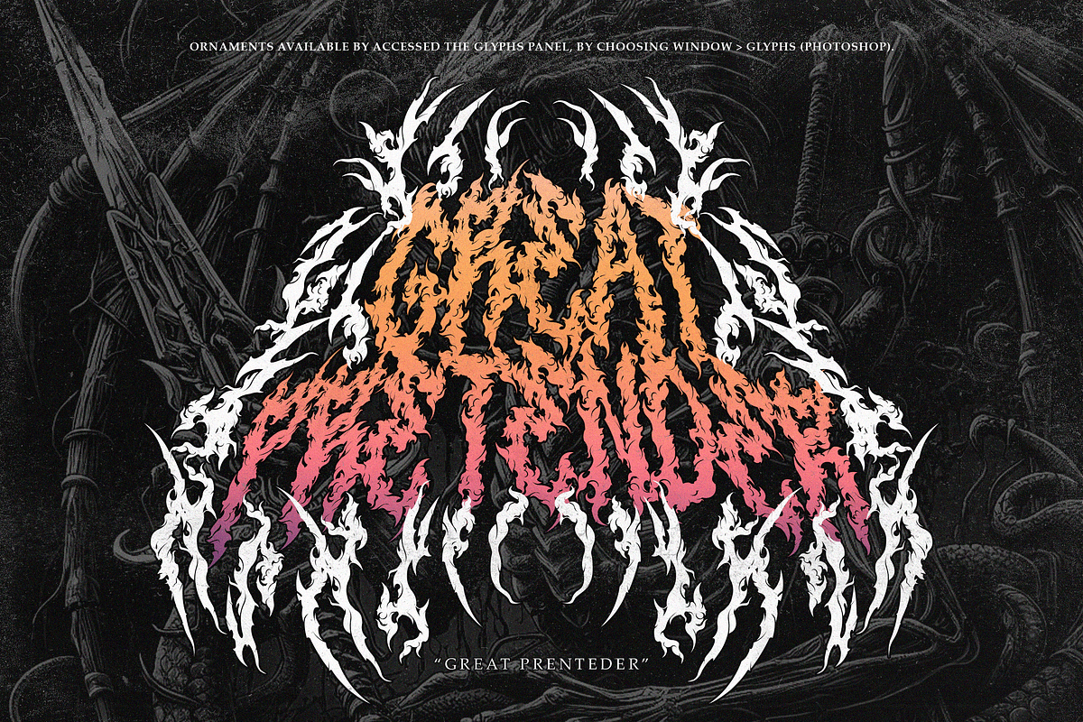 Mephisto – A True Black Metal Font, a Blackletter Font by Ardana