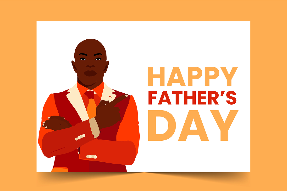 Happy Fathers Day Card, a Card Template by nataliemukundu (Photo 1 of 2)