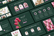 Flower Powerpoint Template, a Presentation Template by SKY CREATION (Thumbnail 1 of 6)