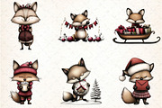 Whimsical Fox Clipart, an Illustration by DreamCafeArt (Thumbnail 3 of 7)